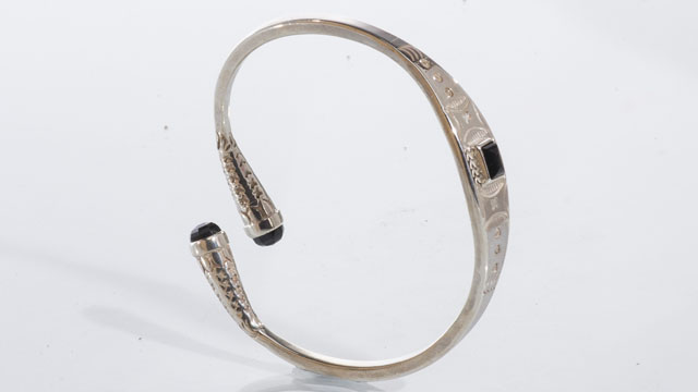 bracciale in argento 925 con onice